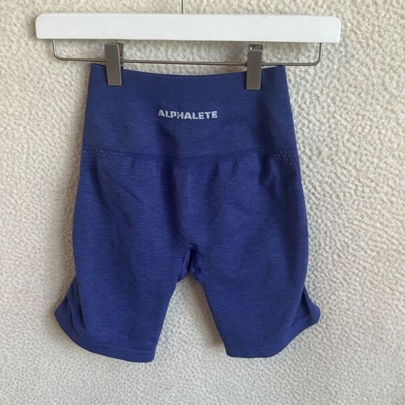 Alphalete Pants - Alphalete Biker Shorts Womens Small Índigo Blue‎